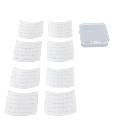 Eyelashes Adhesive Strips - Self Sticking Lashes Glue Skin Friendly Quick Stick 8 Sheets for Makeup Supplies (Black) - International Shipping Available - Buy Online on GoSupps.com