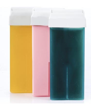 Kozmar Roll on Wax Cartridge - Hair Removal | Wax Cartridge | Wax Roll on | Depilatory Wax | Pack of 6 Refill x 100ml | Wax Cartridge Roller for Legs and Arms | For sensitive skin | Natural - Buy Online on GoSupps.com