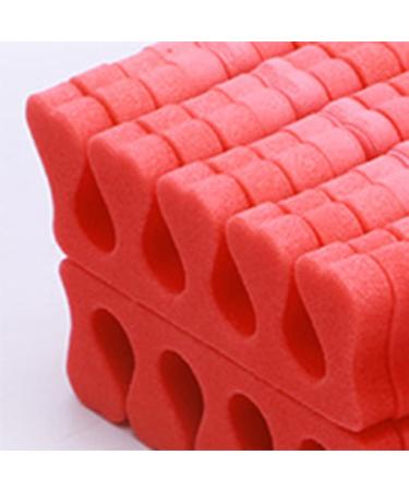 100 Pieces Red Toe Separator for Pedicure | Soft Nail Art Divider & Spacer | Manicure Tool & Gel Painting Accessories - Buy Online on GoSupps.com