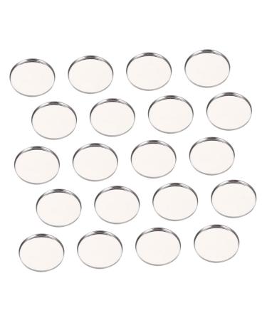 50pcs Eye Shadow Disk Eyeshadow Containers Empty Oil Paint Empty Eyeshadow Pan Eyeshadow Empty Tray