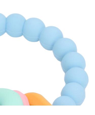 Shop Dark Blue Baby Bite Ring Bracelet | Silicone Relief Toy for Newborns - Portable & Safe - Buy Online on GoSupps.com