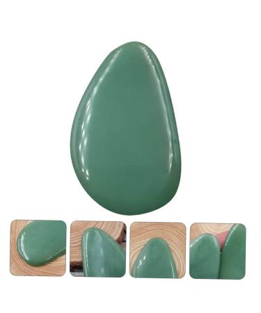 Natural Jade Eye Scraping Massage Tool - Aventurine Jade Massager | 6.5x4.2cm | International Shipping Available - Buy Online on GoSupps.com