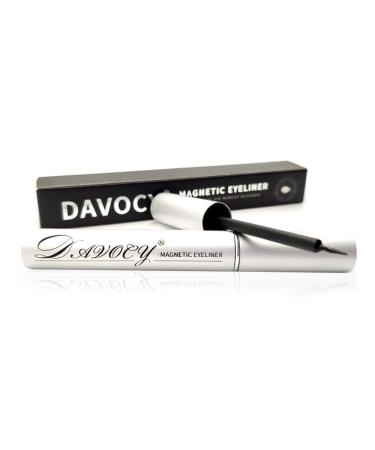 Magnetic Eyeliner for Magnetic Eyelashes Strong Hold Latex-Free Waterproof Magnetic Eyeliner for Sensitive Eyes No Glue Needed Surper Large Capacity 6ML 0.18OZ Silver