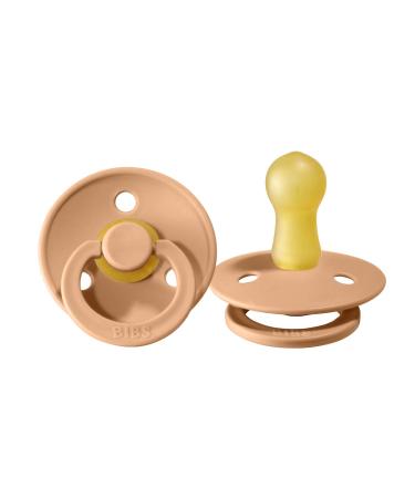 Sut in natural rubber from Bibs - Round - Peach (6-18m)