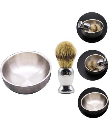 Fomiyes 2-St Key Bowl Shaving Set for Men | Rustproof Steel Grooming Tool & Shaving Brush - Buy Online on GoSupps.com
