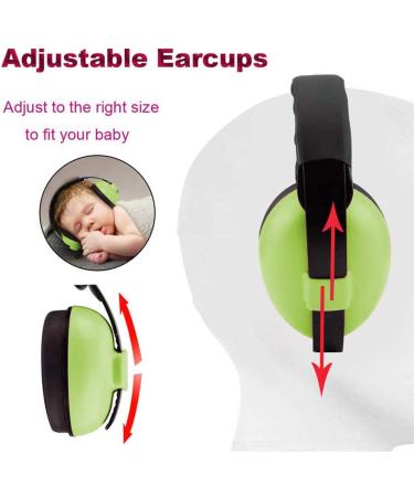 YANKUIRUI Baby Ear Defenders - Noise Cancelling Headphones for 0-3 Years - Green - Buy Online on GoSupps.com