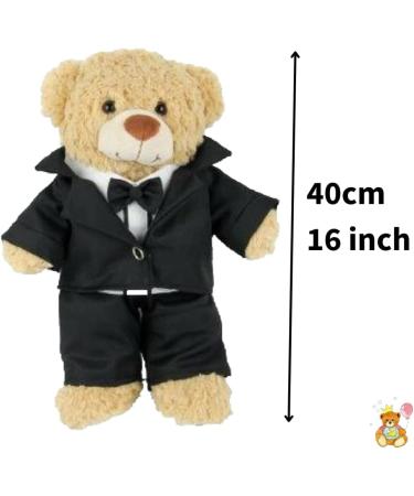 16 inch Tuxedo Groom Wedding Teddy Bear Clothes Outfit - BEAR NOT INCLUDED - Buy Online on GoSupps.com