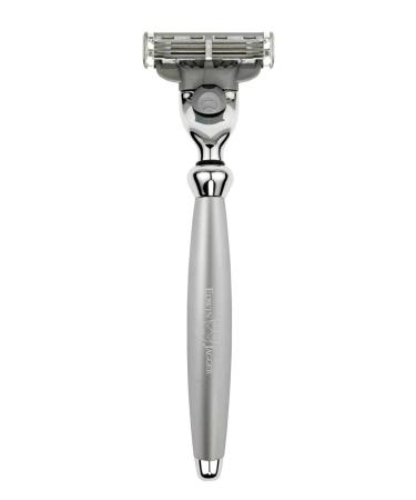 Edwin Jagger Bulbous Chrome Handle for Gillette Mach3 Razor Cartridge