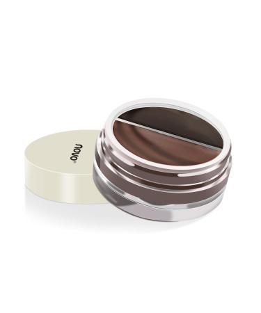 PasaRose Eyebrow Cream Three dimensional dual color eyebrow cream  gray coffee color and natural brown color  Long-lasting Fills and Shapes Brows
