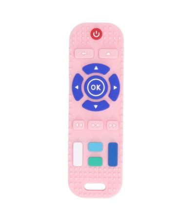 Baby Teething Toy TV Control | Educational Silicone Toy for Skill Development | Cartoon Texture | Outdoor Toy (Pink) - Buy Online on GoSupps.com