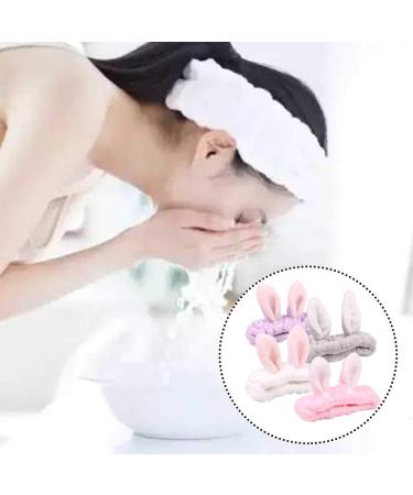 JPYH 4-Piece Elastic Hair Bands for Women & Girls | Rabbit Ear Headbands for Makeup Shower & Sports - Buy Online on GoSupps.com