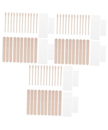 minkissy 1200pcs Disposable Beauty Bar Spatula Large Scraper Wax Strip Suite Natural Birch