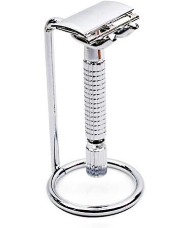 ONDIAN Chuncin Men's Double Edge Metal Shaving Brush Stand Holder - Premium Razor Accessory for a Superior Shave | International Shipping Available - Buy Online on GoSupps.com