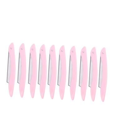 Frcolor 10st razor for eyebrow eyebrow cutter eyebrow-scorer eyebrow remover brow razier eyebrow scraser eyebrow-up tool folding blade