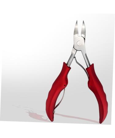 Mikinona 1pc Nail Clippers Nail Kit Nail Tool Skin Pliers Nail Grooming Plier Manicure Nipper Pedicure Kit Bevel Trimmer Groove Clamp Stainless Steel Red Modify Dead Skin Scissors - Buy Online on GoSupps.com
