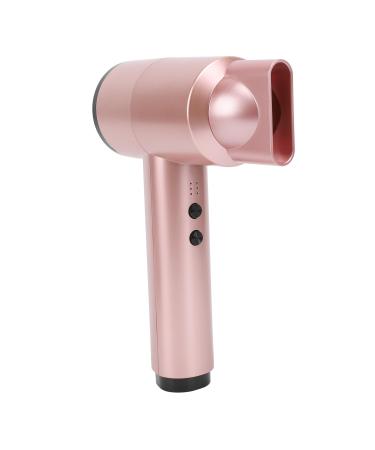 Cordless Hairdryer 5000mAh Battery 6 Speed Portable for Home Camping (US Plug) US Plug Rose Gold