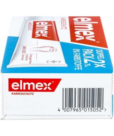 Elmex Caries Protection Toothpaste Double Pack - 2X 75ml for Optimal Dental Care | Buy Online Internationally - Buy Online on GoSupps.com