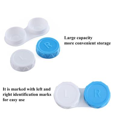 LIUJZZJ 8-Piece Contact Lens Container Set | Portable Protective Case for Contacts & Glasses | Travel-Friendly Lens Box - Buy Online on GoSupps.com