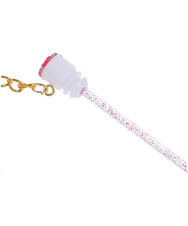 DOITOOL Lash Extension Supplies 10 Pcs Keychain Mascara Brush Golden Ring Miss With Diamond Empty Mascara Wand - Buy Online on GoSupps.com