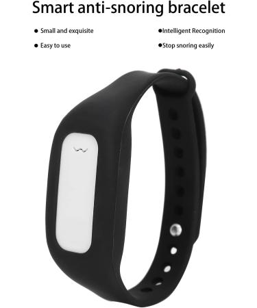 Adjustable Anti Snoring Wristband Bracelet | USB Charging | Intelligent Device for Home Use (Black) - Buy Online on GoSupps.com