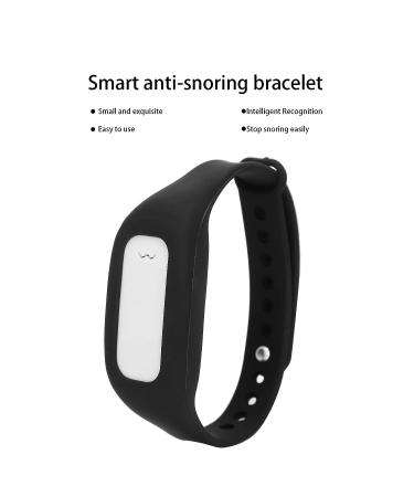 Anti Snoring Sleep Bracelet | USB Charging | Intelligent Micro Band | Adjustable Wristband (Black) - Buy Online on GoSupps.com