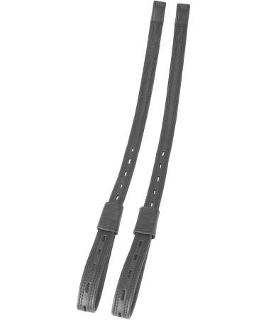 Equinate Slimline Mono Stirrup Leathers - 60 cm Black & Brown | Premium Horse Riding Gear - Buy Online on GoSupps.com