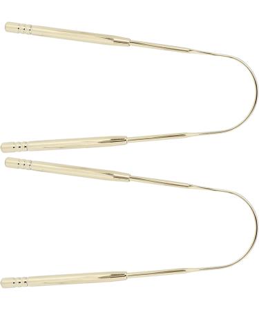 Buy Verdant Touch Tongue Scraper - Stainless Steel U-Shaped Tongue Cleaner (2 Pack) for Ultimate Oral Care & Hygiene | International Shipping Available - Buy Online on GoSupps.com