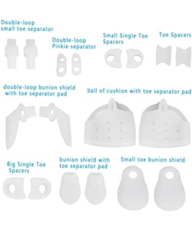 Toe Pain Relief Kit: 9 Pairs Gel Toe Caps - Bunion Corrector, Protector Guards, Ankle Braces for Ingrown Toenail - Toe Protectors for Pain Relief - Buy Online on GoSupps.com
