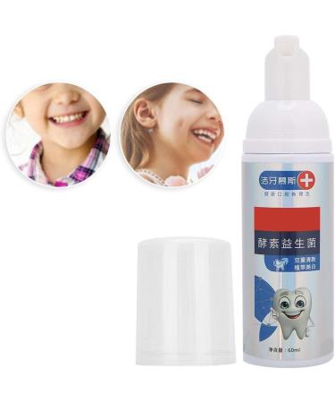 Tooth White Toothpaste Mousse for Kids - Deep Cleaning Strawberry Flavor Foam for Electric Toothbrush - Buy Online on GoSupps.com