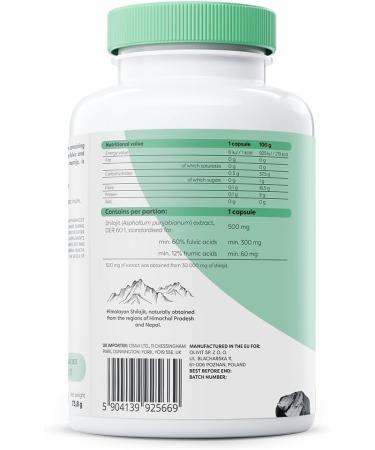  OSAVI Osavi Shilajit 500mg - 120 vegan caps - Buy Online on GoSupps.com