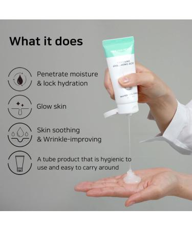 HAA YAN NOON Pantheno Hyaluronic Acid Watery Gel Cream 1.86 Oz / 55ml with Hyaluronic Acid Panthenol Centella & Hydrating gel texture Korean Skincare - Buy Online on GoSupps.com