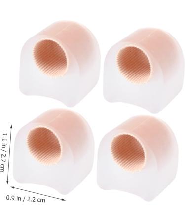 2 Pairs Silicone Toe Sleeves & Splint for Toe Separation & Valgus Correction - Reusable & Comfortable Toe Splitter Set 2.7x2.2cm - Buy Online on GoSupps.com