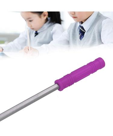 Silicone-Kau-pencil topper bite ring pencil silicone chewing pencil topper safe sensory kinder for toddlers silicone-baby pacifier for (purple saberstift set pub))
