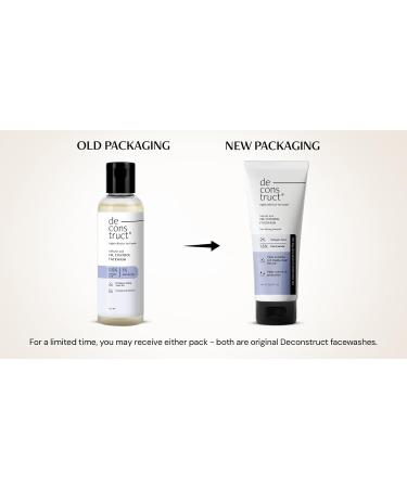 Deconstruct Daily Oil Free Cleanse & Hydrate Duo - OilControl Face Wash + OilFree Moisturiser | Oil-free and Hydrated skin | Oily Acne Prone Skin - Buy Online on GoSupps.com