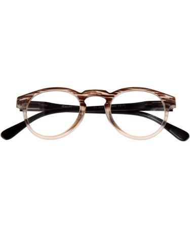 Buy STRIKE Eyewear Round Reading Glasses +3 - Flexible Temples & Stylish Striped Optics - International Shipping Available! - Buy Online on GoSupps.com
