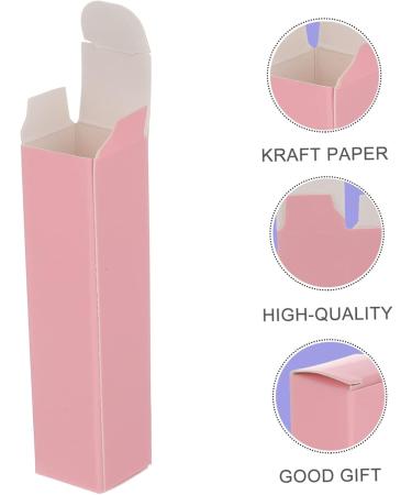 SOLUSTRE 50pcs Boxes Handmade Paper Box Lip Gloss Lipstick Maker Kraft Boxes for Diy Packing Bag Aromatherapy 50 count (Pack of 1) Pink - Buy Online on GoSupps.com