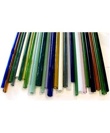 Devardi Glass Boro Tubing COE 33 Mixed Colors - 12 Tubes of 30 Borosilicate Glass - Buy Online on GoSupps.com