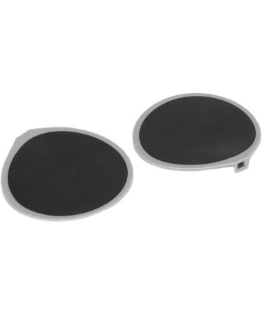 2pcs Reusable Electrode Pads for Electrical Stimulation - Round Soft Silicone Physiotherapy Accessories - Buy Online on GoSupps.com