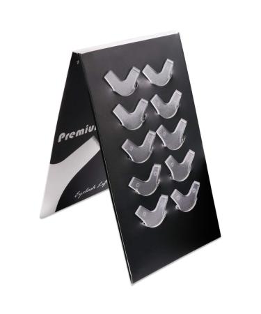 10 Pcs - Beauticom Dolly's Lash Y Shape Eyelash Lift Silicon Brush - for Eyelash Perm Extension MakeupTool