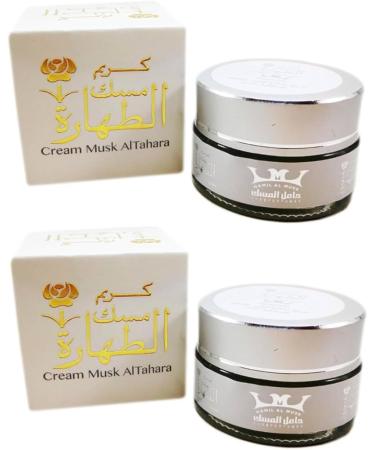 2 Packs Musk Al Tahara Cream Saudi Altahara Perfume Women Fragrances 2 X 20 gm 40 gm / 1.41 oz