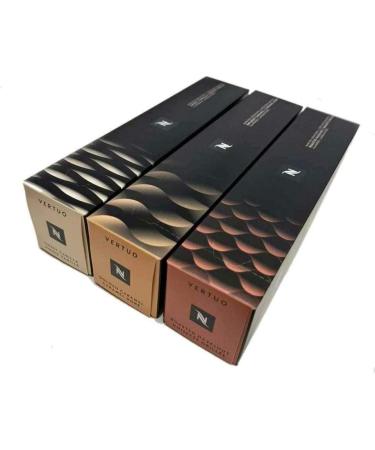 European Version VertuoLine Barista Creations Variety: Sweet Vanilla Golden Caramel Roasted Hazelnut - 30 Coffee Capsules - Buy Online on GoSupps.com