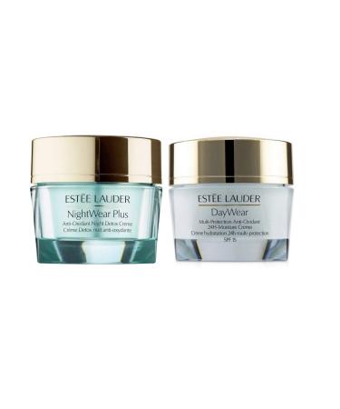 Estee Lauder Daywear & Nightwear Anti-oxidant Creme Duo Pack 0.5 Oz x 2 - 0.51 Fl Oz (Pack of 2) - Buy Online on GoSupps.com