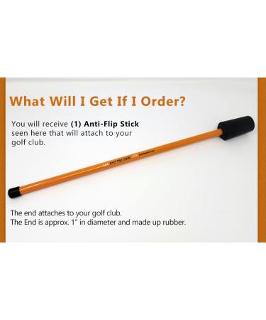 Anti-Flip Stick Golf Swing Trainer for Proper Impact & Swing Plane - Chipping Practice Aid - Buy Online on GoSupps.com