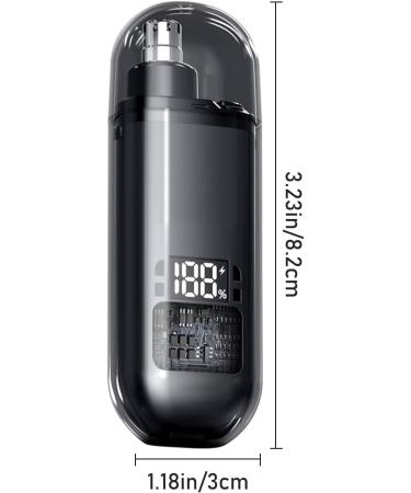 Pikapipy Electric Nose Hair Trimmer - Portable IPX7 Waterproof Rechargeable with Dust Protection Cap - Buy Online Internationally - Buy Online on GoSupps.com