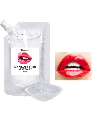 Lip Gloss Base Moisturising Lip Gloss Base Lip Plumper Lipsticks Base DIY LIP Glow for Diy Handmade Lip Balms Lip Gloss 50ml Moisturizing LipGloss Lip MakeUp