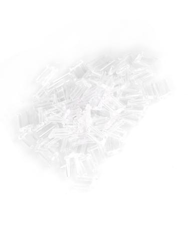 Glasses accessories edgeless glasses spare parts plastic borderless glasses accessories 3 types of new plastic pressure pubs for borderless glasses accessories Tools - 100 pieces (1.4 * 0.8 * 0.7)