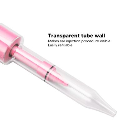 Professional Pink Ear Impression Injector - Refillable PP Safe Syringe for Precise Ear Prints - Buy Online on GoSupps.com
