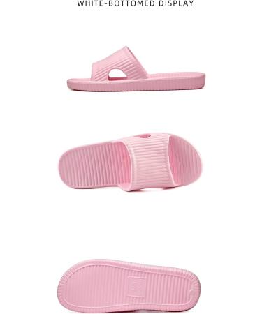JIJIe Non-Slip Shower Slippers | Indoor & Bathroom Footwear | Size 38/39 EU | Black - Buy Online on GoSupps.com