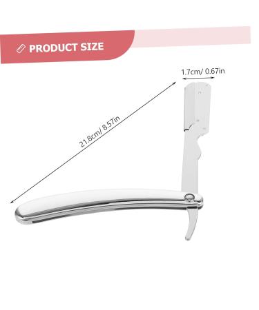 Minkissy Manual Razor Blade Holder | Premium Razor Accessories for Men's Hairdressers & Beard Shaving | Ideal for Precise Grooming & International Shipping - Buy Online on GoSupps.com