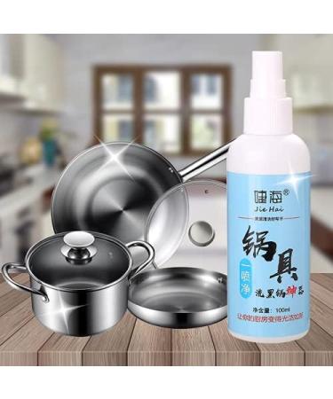 Cookware Cleanser & Polish(3.4 Oz) Pot Bottom Cleaner Stainless Steel Cooking Utensils Degreasing Descaling Scorching Cleaning Utensils Derusting Cleaning Paste - Buy Online on GoSupps.com